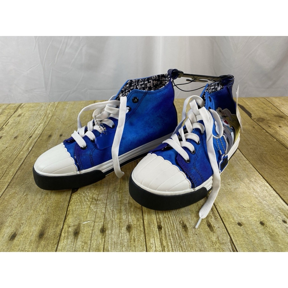 New Men's Size 8 Women's Size 10 Disney‎ Villain High Top Canvas Shoes